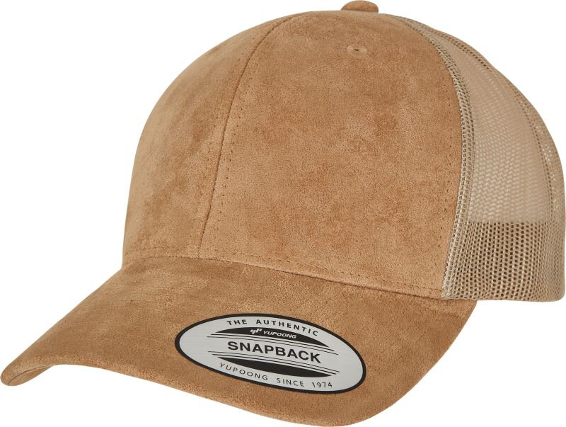 6 panelová Trucker kšiltovka "Suede"