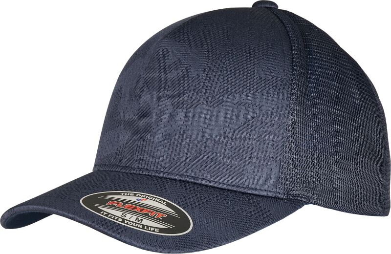 5 panelová Trucker kšiltovka "Jacquard Camo"